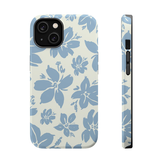 Floral Magnetic Tough Case - Stylish Protection for Your Phone