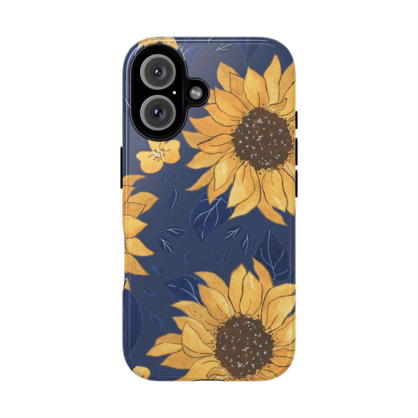 Vibrant Sunflower Phone Case, Floral Tough Cases, Gift for Flower Lovers, Spring Accessory, Birthday Present