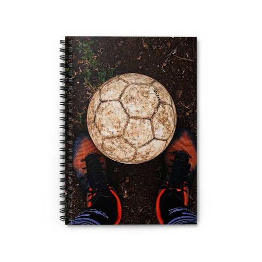 Soccer-Themed Spiral Notebook, Sports Journal, Gift for Soccer Lovers, School Supplies, Personalized Notebook, Creative Writing Tool