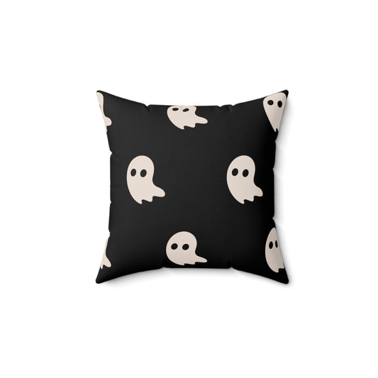 Whimsical Ghost Pillow, Halloween Home Decor, Spooky Throw Cushion, Decorative Pillow, Fall Accent Pillow