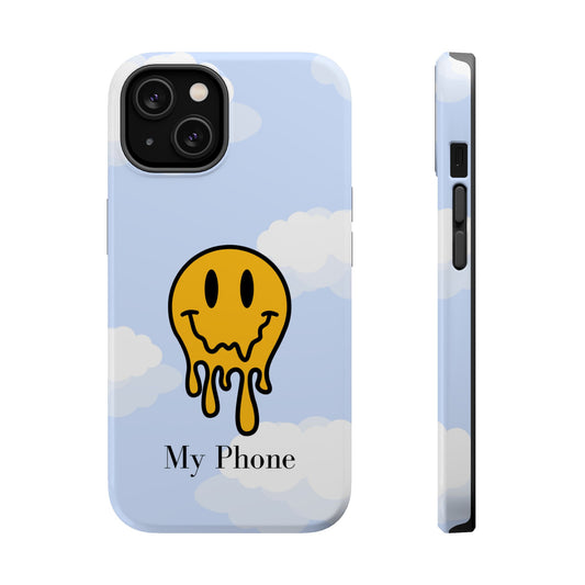 Drippy Smiley Magnetic Tough Case for iPhone - Personalized Phone Protection with Playful Design