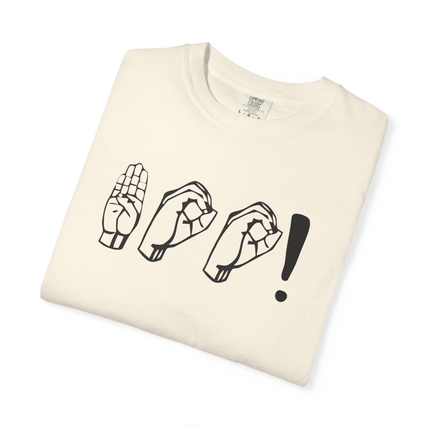 Boo! Unisex Hand Sign T-Shirt, Casual Wear, Gift for Friends, Birthday Gift, Cool Outfit, Fun Graphic Tee