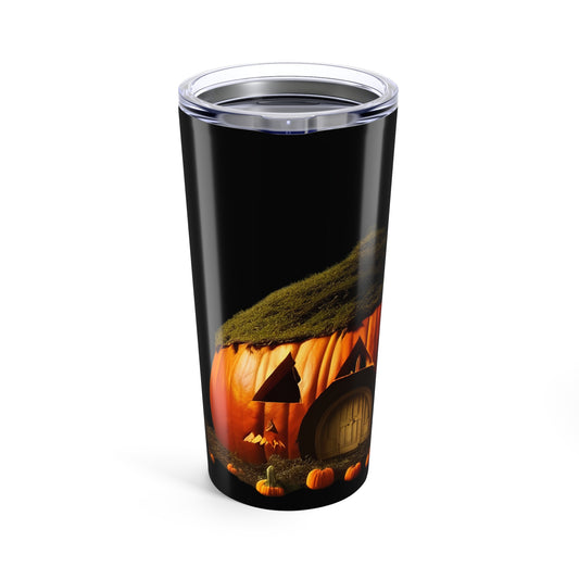 Halloween Pumpkin Tumbler 20oz, Fall Drinkware, Spooky Gift, Halloween Decor, Autumn Vibes, Travel Mug