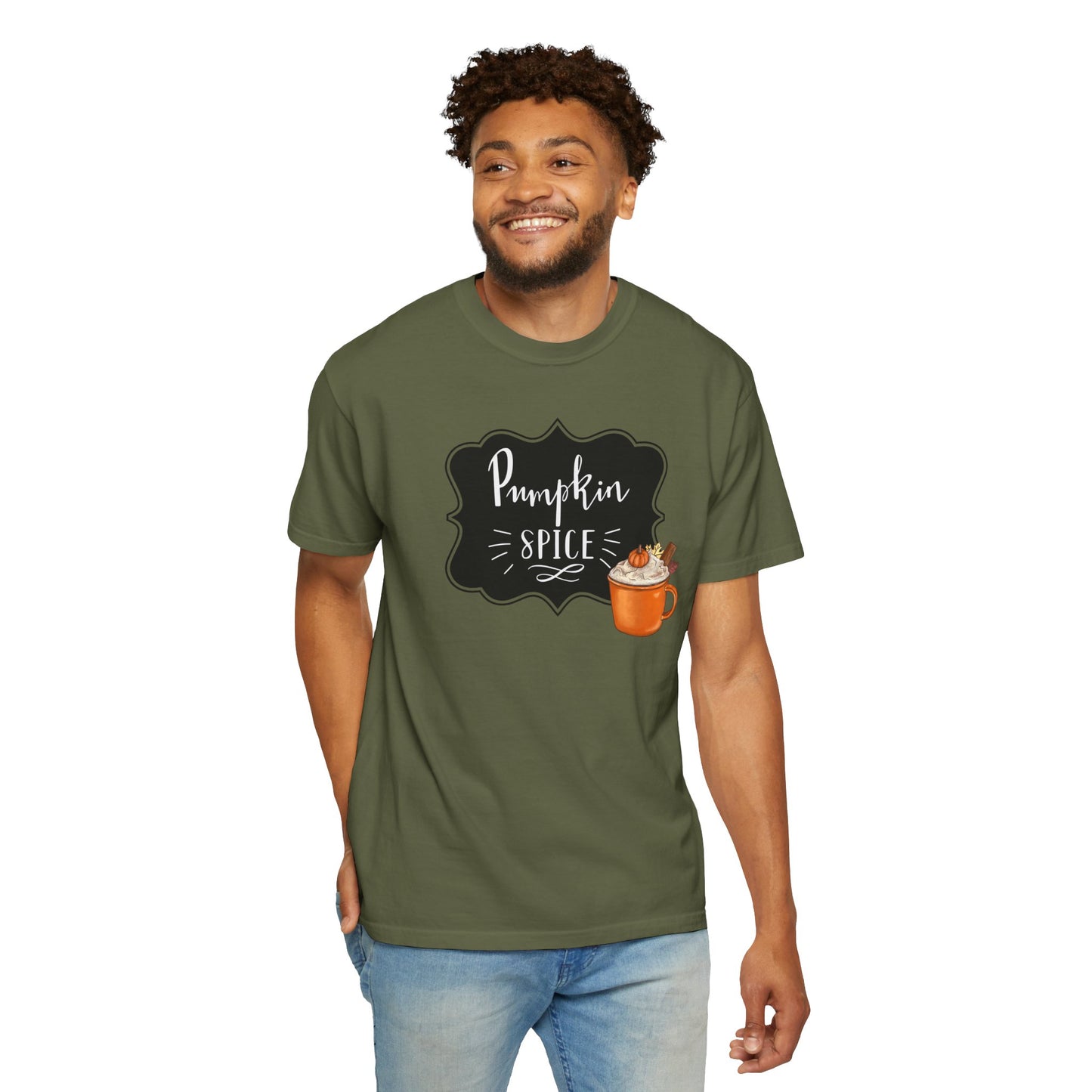 Pumpkin Spice Unisex T-Shirt | Cozy Autumn Tee, Fall Fashion, Holiday Gift, Halloween Shirt, Pumpkin Lovers Apparel