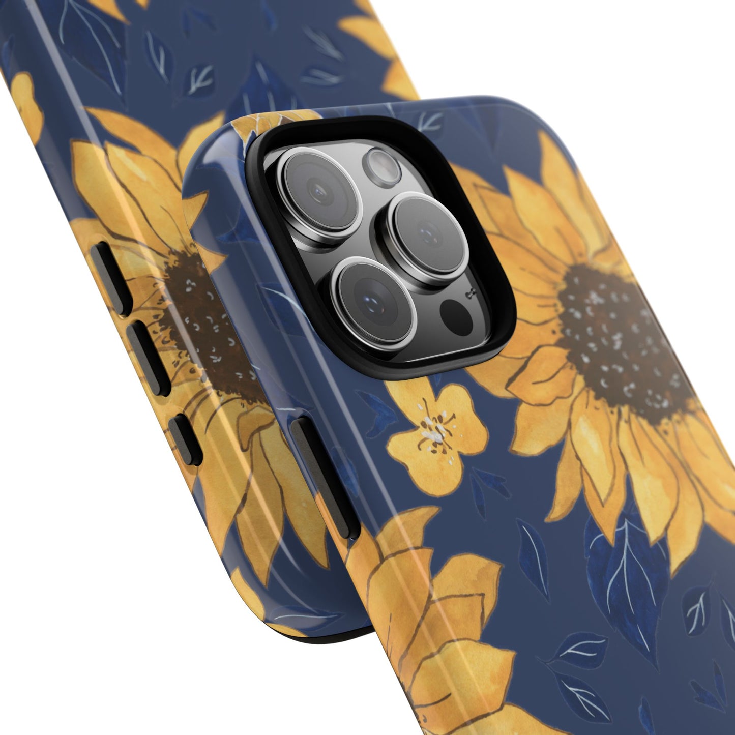 Vibrant Sunflower Phone Case, Floral Tough Cases, Gift for Flower Lovers, Spring Accessory, Birthday Present