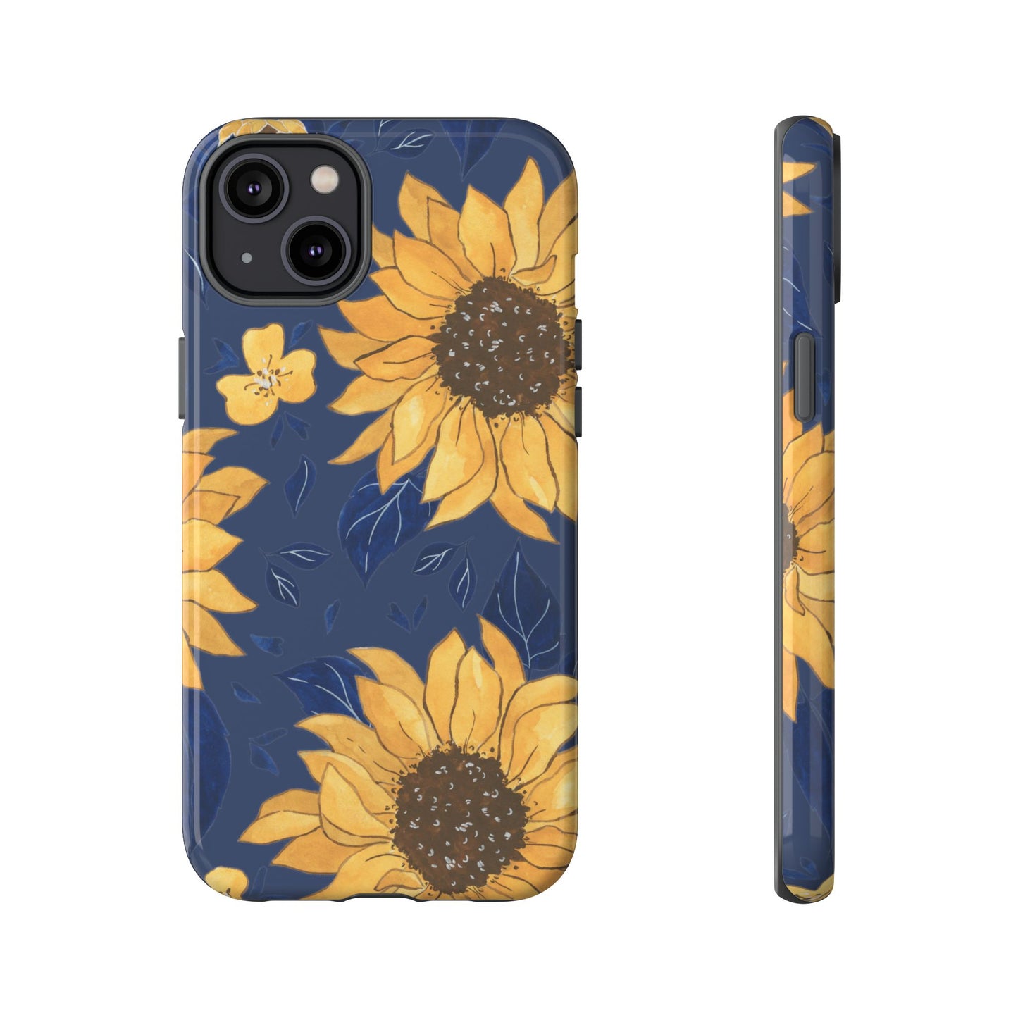 Vibrant Sunflower Phone Case, Floral Tough Cases, Gift for Flower Lovers, Spring Accessory, Birthday Present