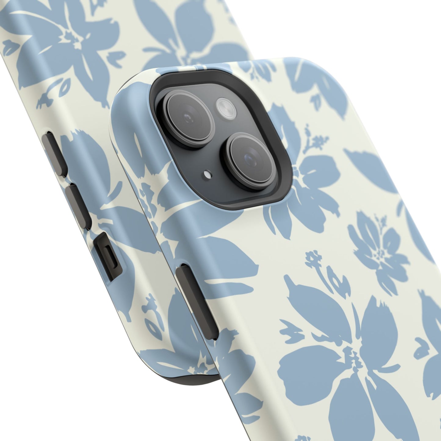 Floral Magnetic Tough Case - Stylish Protection for Your Phone
