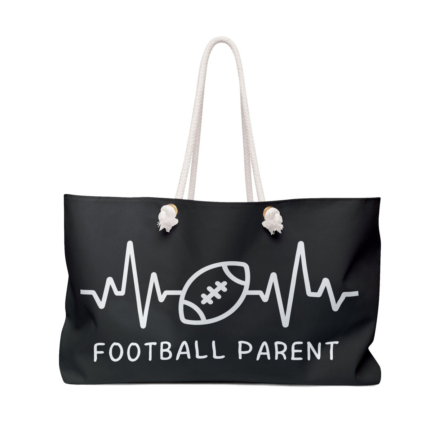 Football Parent Weekender Bag, Perfect for Game Day, Sports Travel, Football Gifts, Athletic Parent Tote, Sports Fan Gear