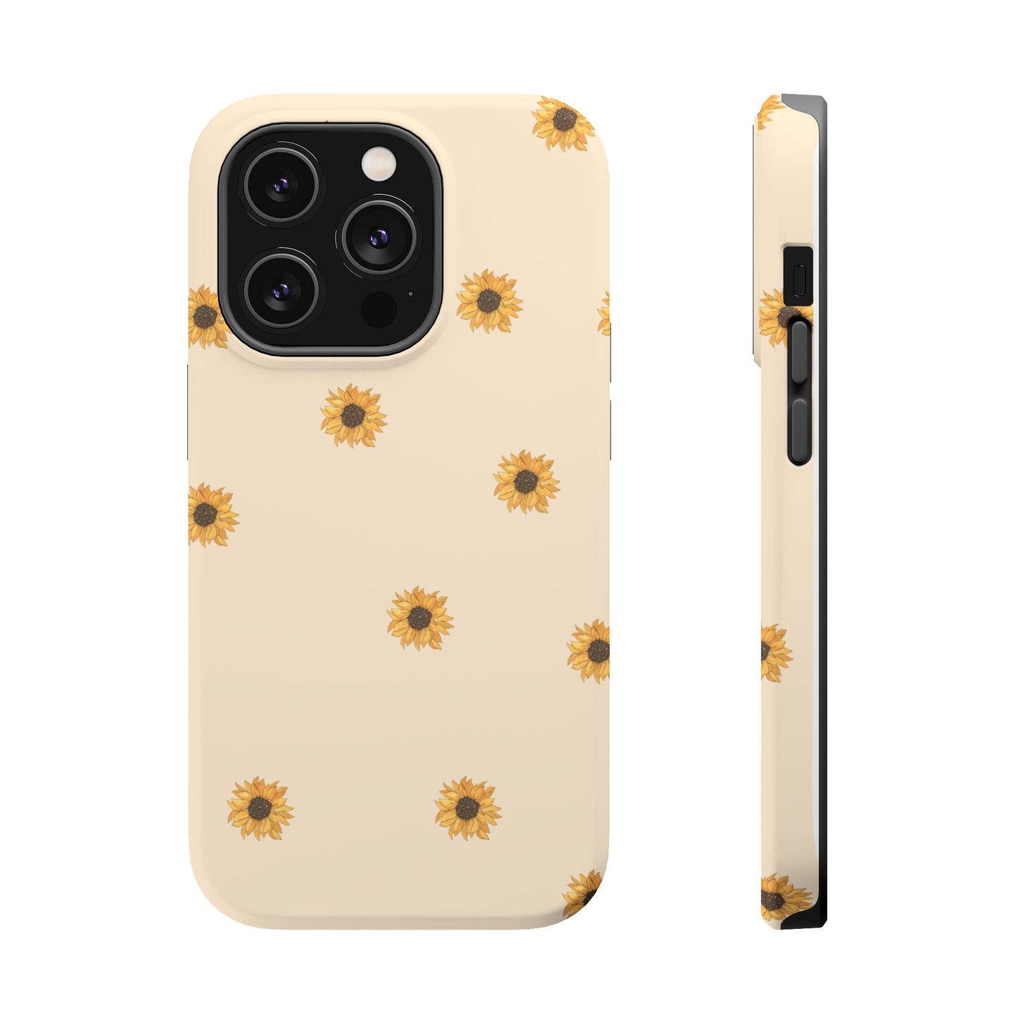 Sunflower Magnetic Tough Cases for Stylish Protection, Floral Phone Cases, Unique Gift for Her, Summer Vibes, Trendy Accessories,