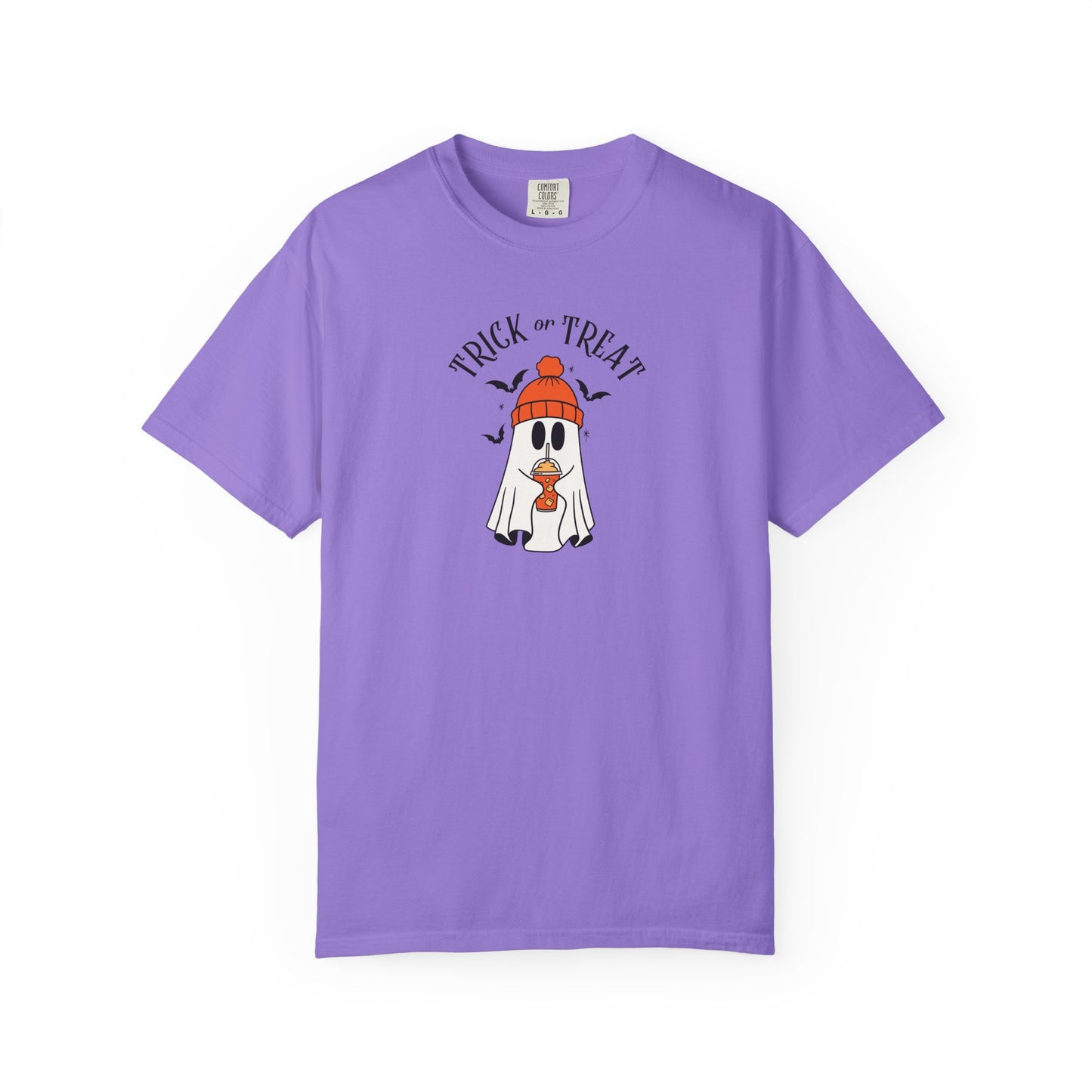 Cute Halloween Ghost T-Shirt, Unisex Halloween Tee, Trick or Treat Shirt, Halloween Gift, Fall Fashion