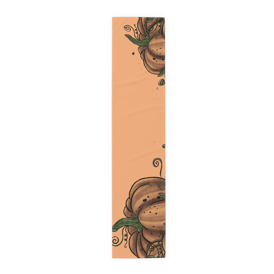 Charming Pumpkin Table Runner for Fall Decor, Farmhouse Table Decoration, Thanksgiving Table Setting, Autumn Home Accent