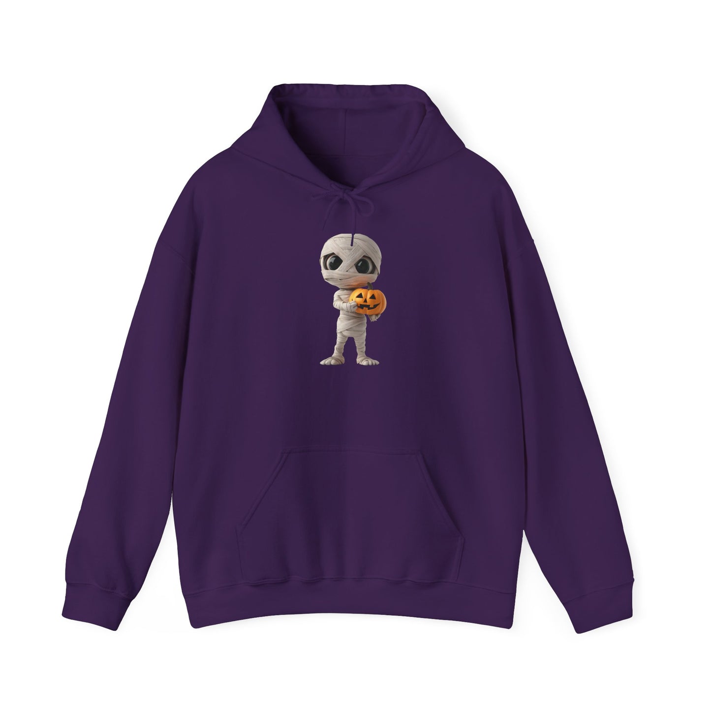 Halloween Mummy Pumpkin Sweatshirt | Unisex Cozy Hoodie for Fall Celebrations, Customizable Gift, Trick or Treat Wear, All-Season Comfort