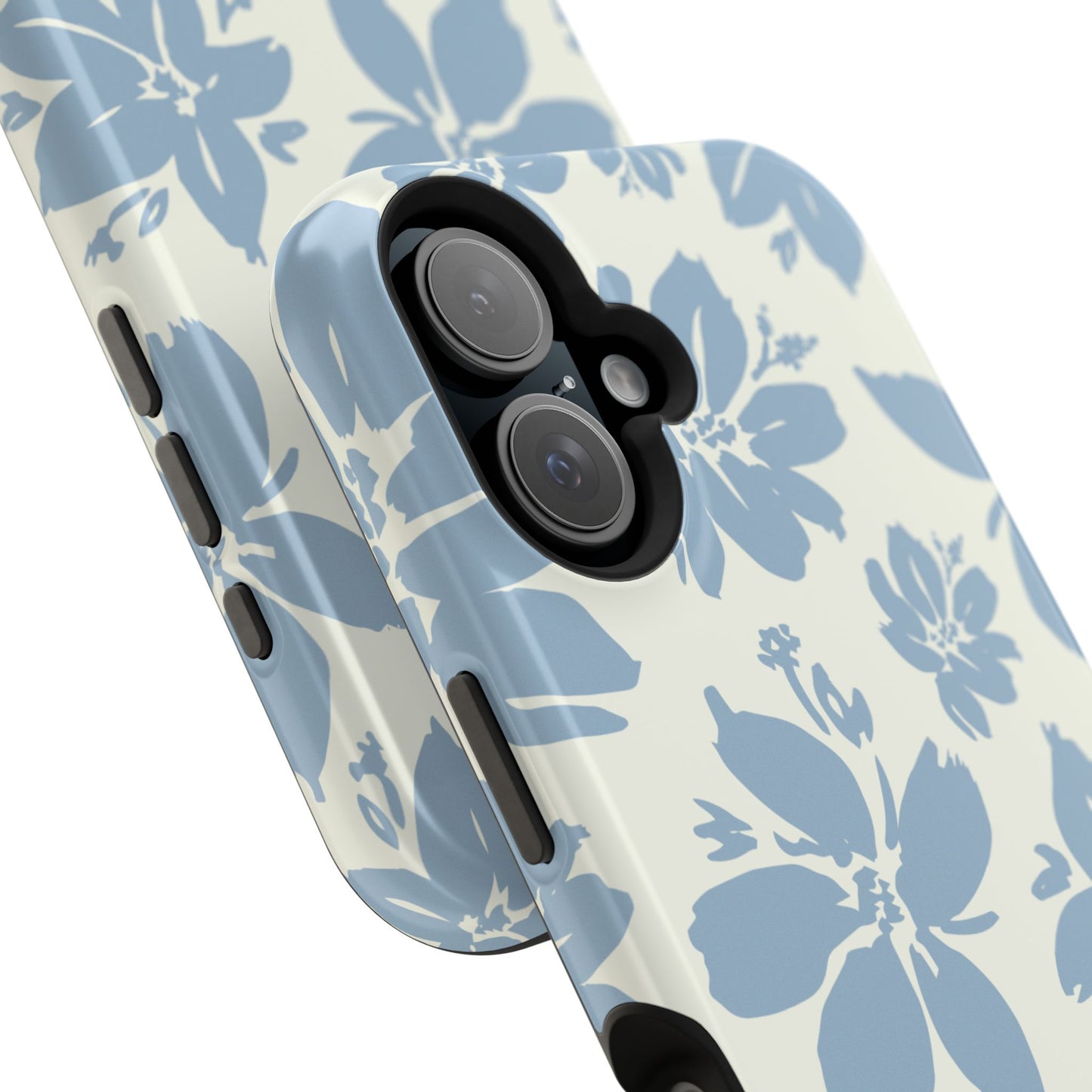 Floral Magnetic Tough Case - Stylish Protection for Your Phone