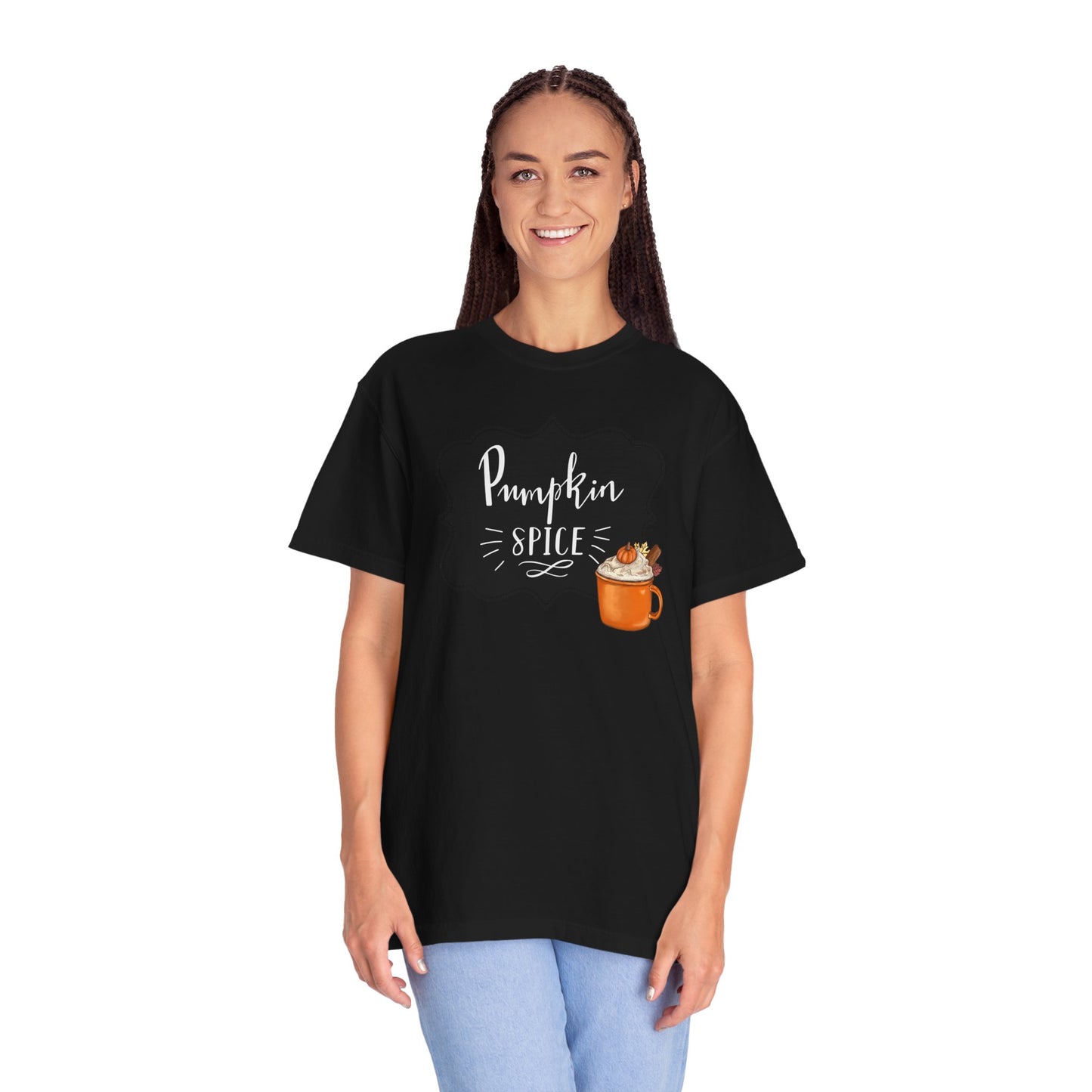 Pumpkin Spice Unisex T-Shirt | Cozy Autumn Tee, Fall Fashion, Holiday Gift, Halloween Shirt, Pumpkin Lovers Apparel