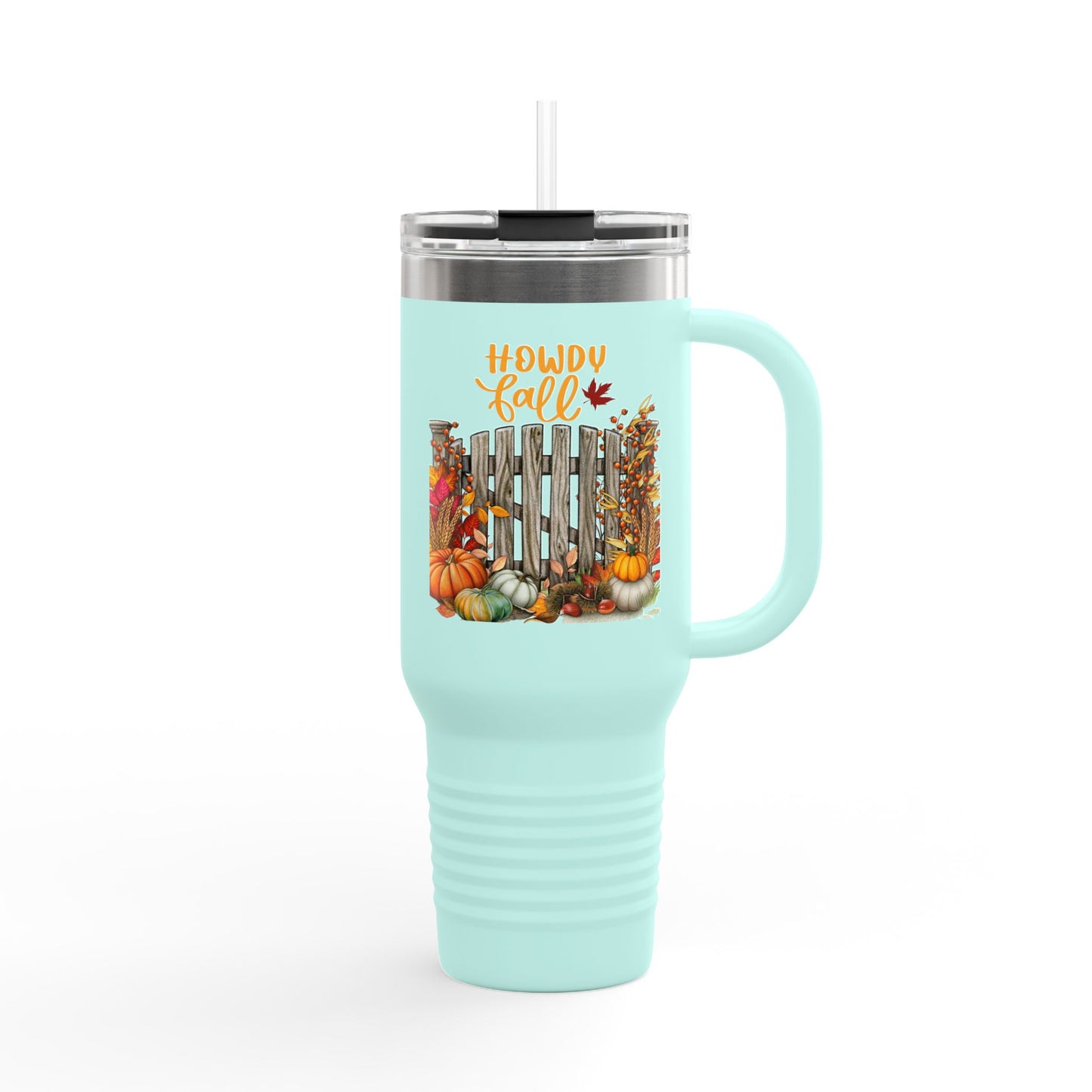 Fall-Themed Insulated Travel Mug, 40oz, Perfect for Autumn Adventures, Pumpkin Spice Lovers, and Seasonal Gifting, Great for Hot or [...]