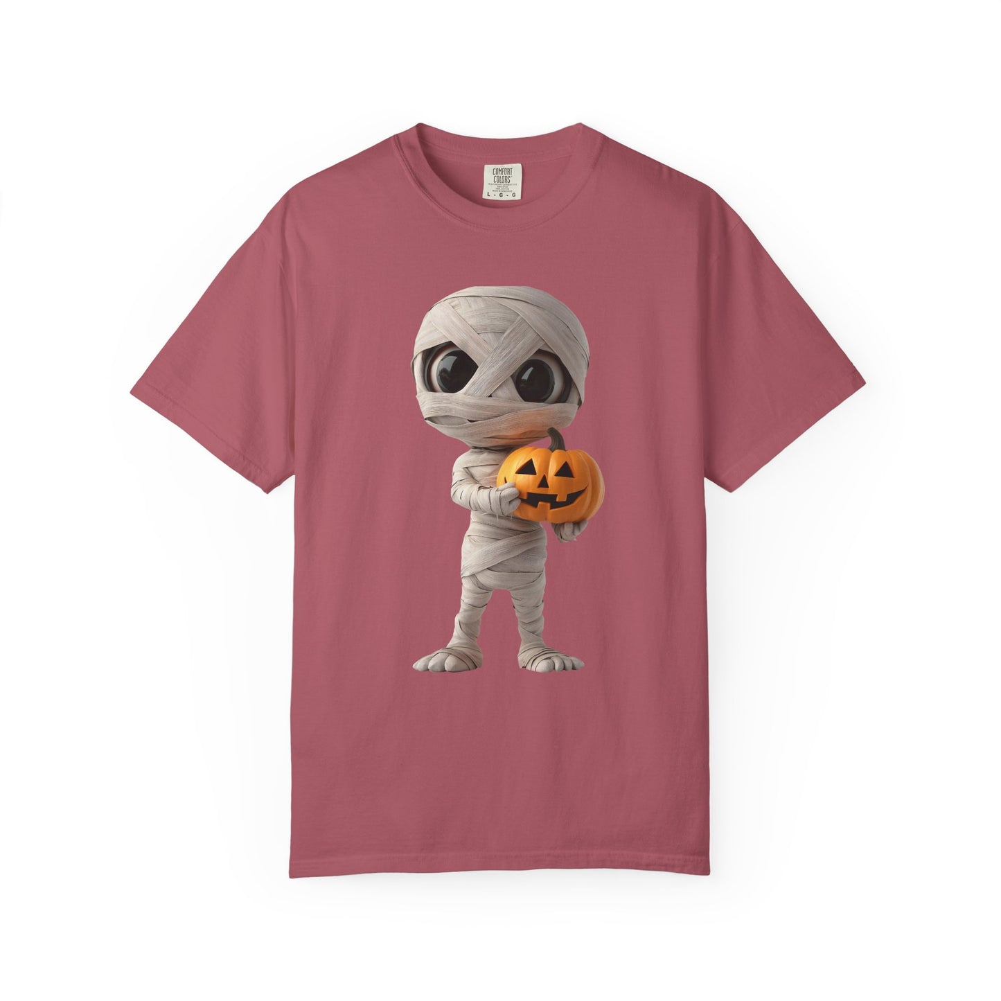 Halloween Mummy Pumpkin T-Shirt, Unisex Graphic Tee, Spooky Season Apparel, Halloween Costume Top, Fall Festival Shirt