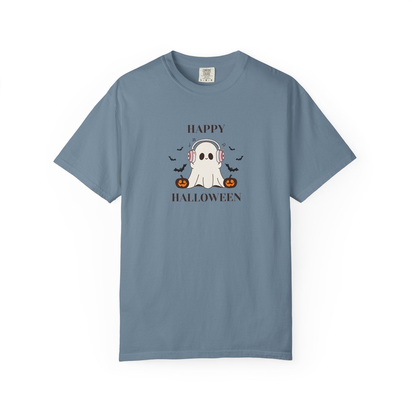 Happy Halloween Unisex T-shirt, Cozy Halloween Apparel, Spooky Season Shirt, Ghost T-shirt Gift, Fall Festival Clothing