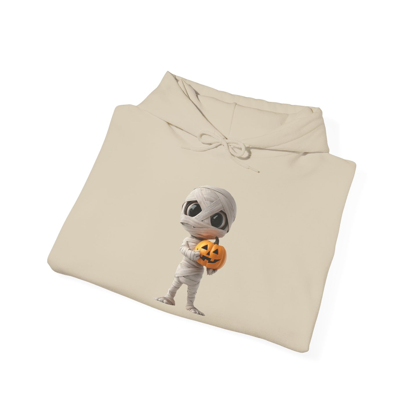 Halloween Mummy Pumpkin Sweatshirt | Unisex Cozy Hoodie for Fall Celebrations, Customizable Gift, Trick or Treat Wear, All-Season Comfort