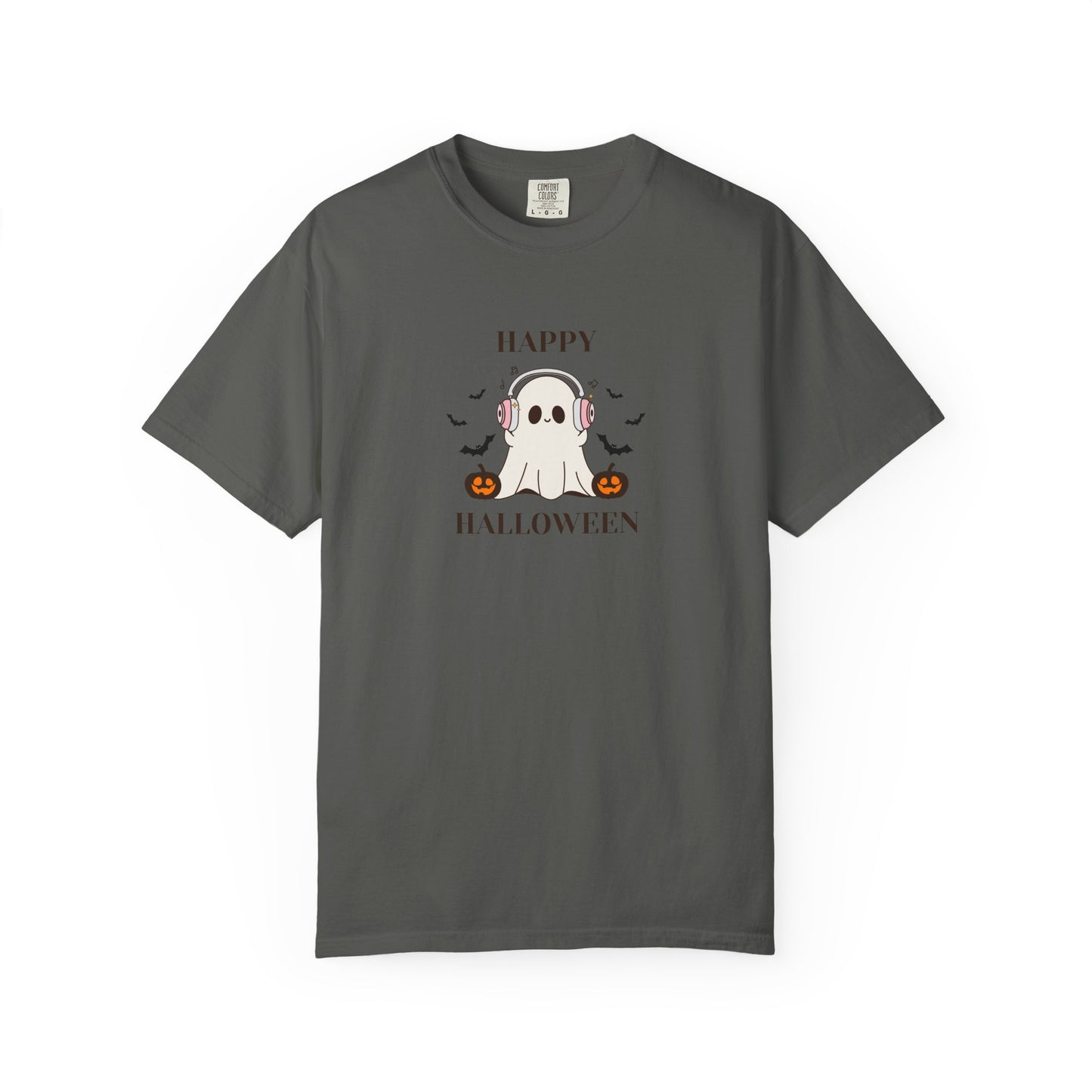 Happy Halloween Unisex T-shirt, Cozy Halloween Apparel, Spooky Season Shirt, Ghost T-shirt Gift, Fall Festival Clothing