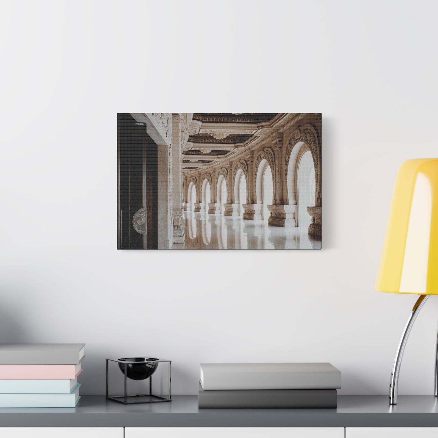 Elegant Stretched Canvas Art, Wall Decor, Home Decor, Living Room Art, Gallery Wall Piece, Statement Art, Architecture Decor
