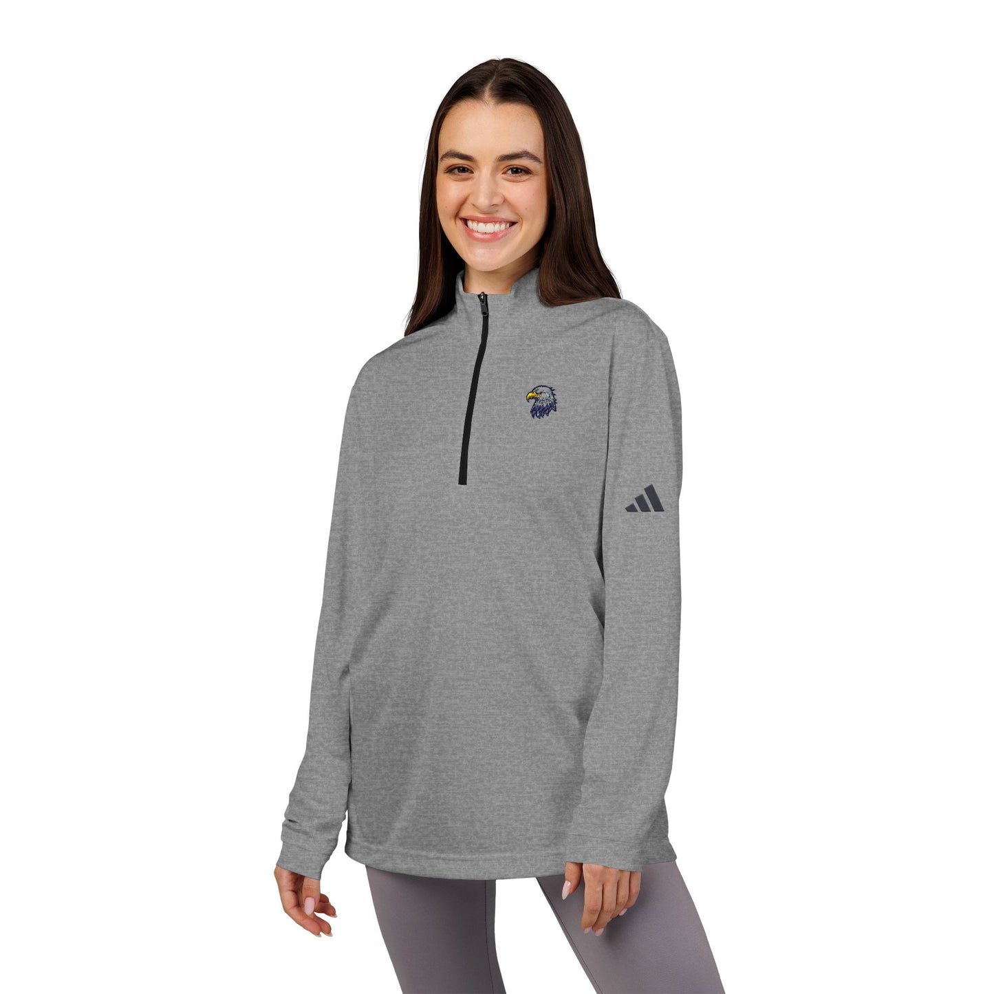 adidas® Quarter-Zip Pullover - Embroidered Athletic Top, Workout Wear, Sports Apparel, Gift for Fitness Lovers, Casual Style