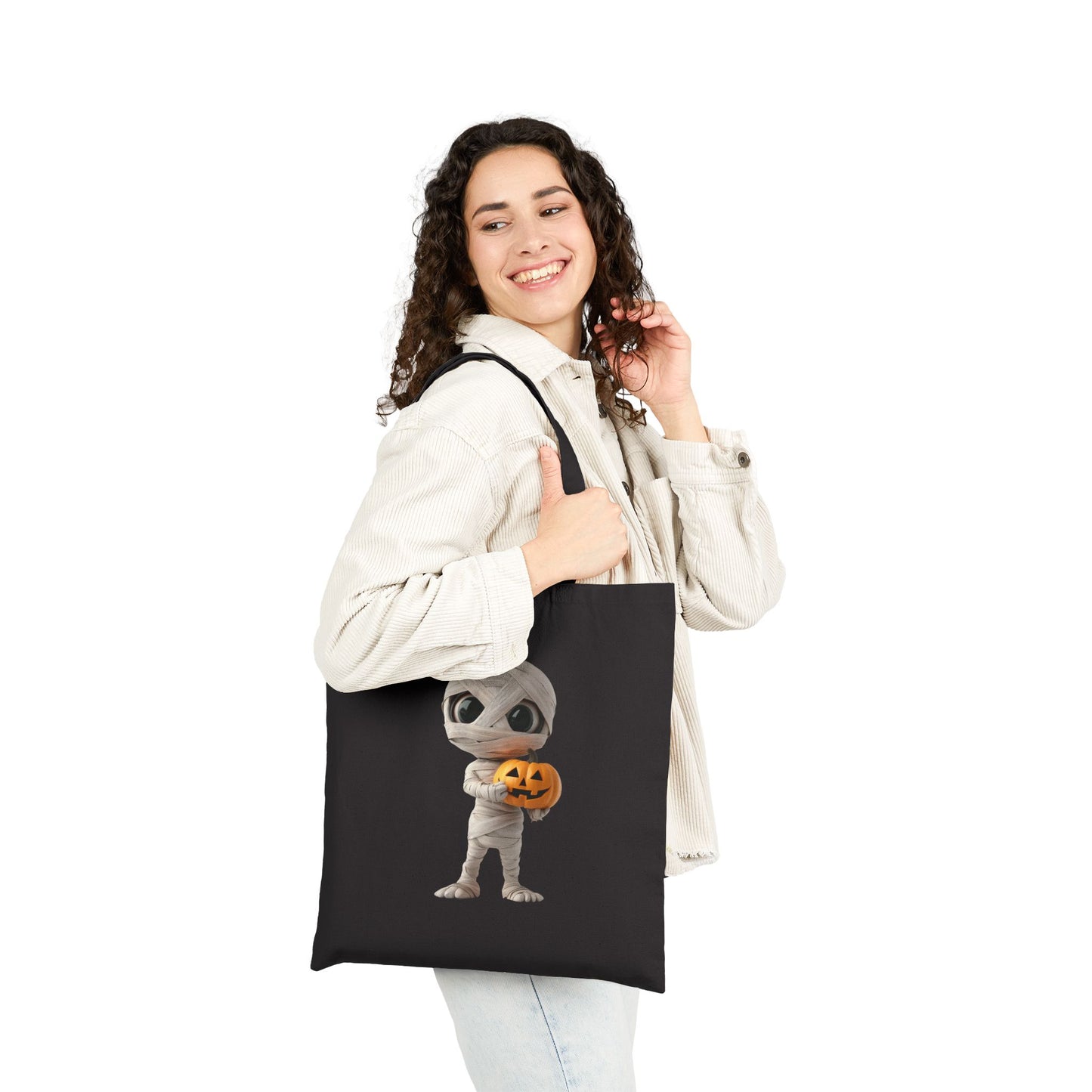 Halloween Mummy Pumpkin Cotton Canvas Tote Bag | Eco-Friendly Shopping Bag, Trick or Treat Tote, Gift for Halloween Lovers, Spooky Season [...]