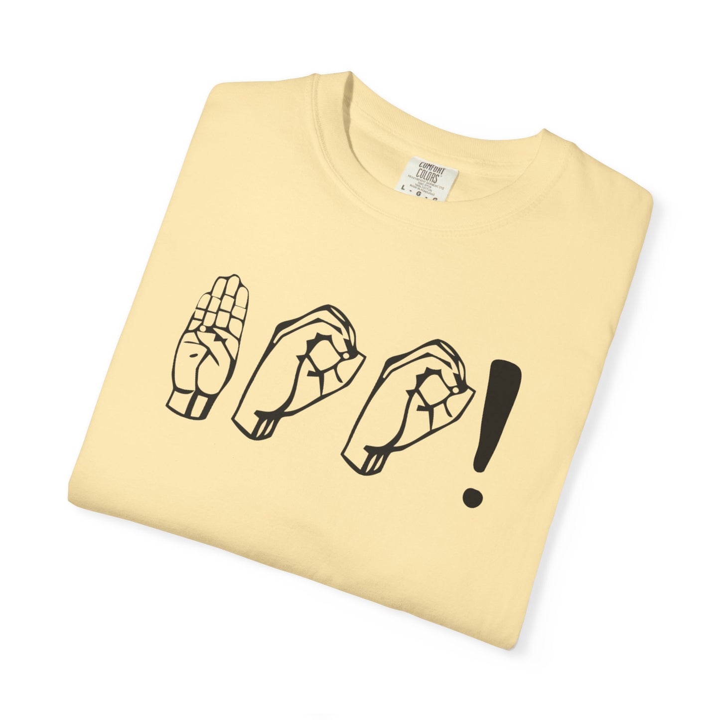 Boo! Unisex Hand Sign T-Shirt, Casual Wear, Gift for Friends, Birthday Gift, Cool Outfit, Fun Graphic Tee