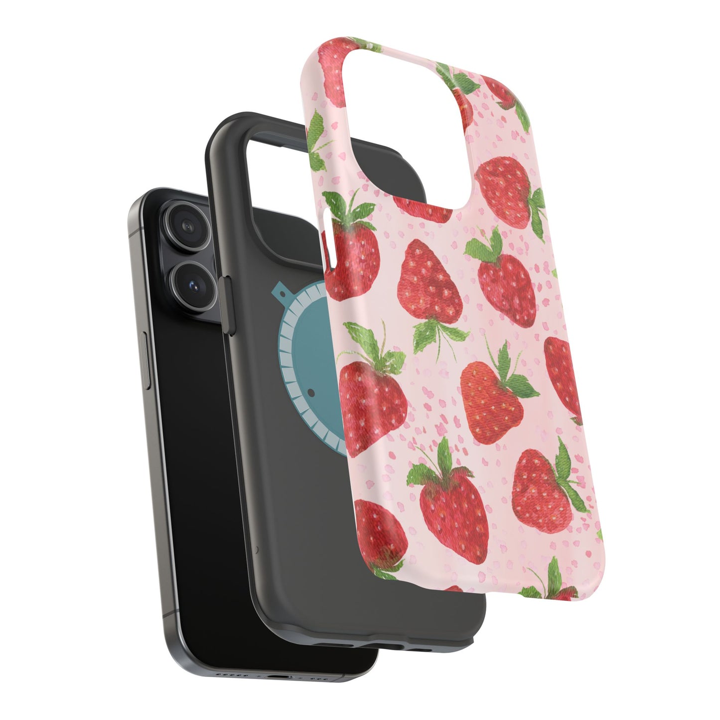 Strawberry Magnetic Phone Case - Durable & Stylish
