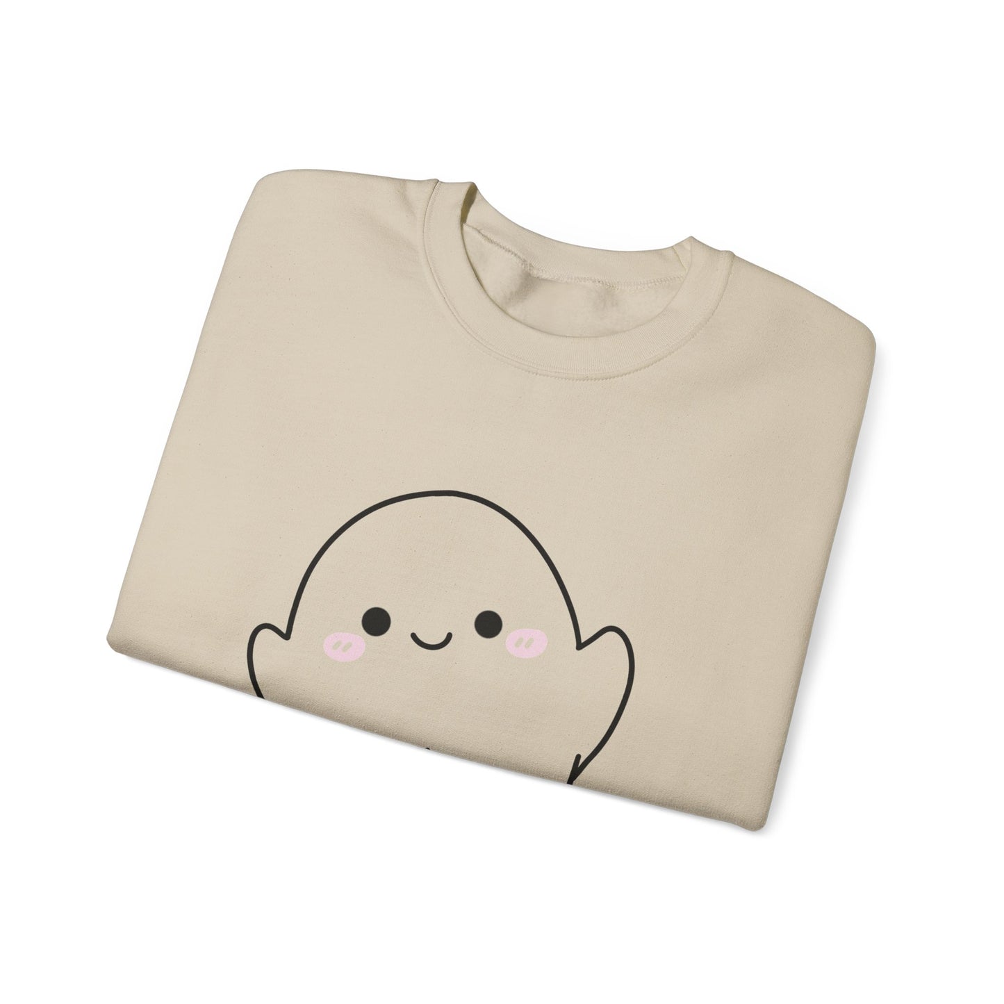 Ghosty Unisex Crewneck Sweatshirt, Halloween Gift, Cozy Pullover, Fall Fashion, Spooky Season Sweatshirt, Casual Wear