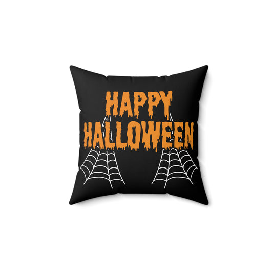 Halloween Decorative Pillow, Spooky Home Decor, Fall Accent Cushion, Pumpkin Spice Pillow, Cozy Halloween Decor