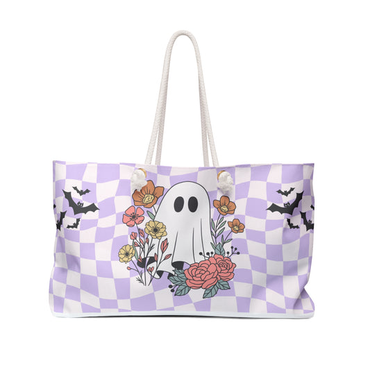 Charming Ghostly Weekend Bag | Perfect for Halloween, Travel, Picnics, Gym, Grocery Shopping