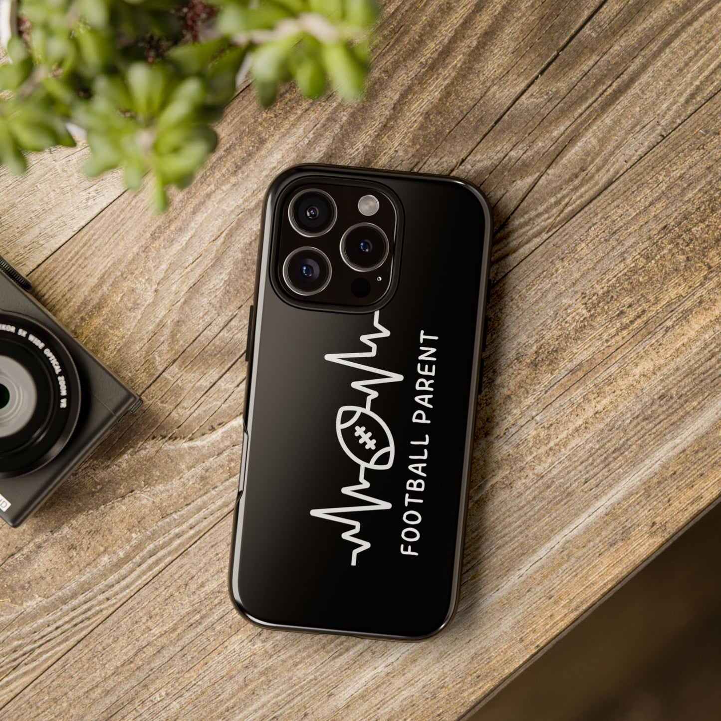 Football Parent Phone Case, Tough Phone Cover for Sports Moms, Unique Sports Gift, Customizable Football Accessory, Game Day Essential