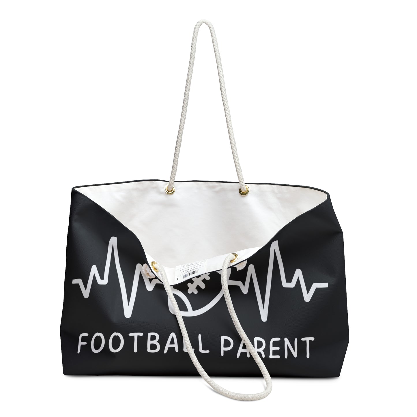 Football Parent Weekender Bag, Perfect for Game Day, Sports Travel, Football Gifts, Athletic Parent Tote, Sports Fan Gear