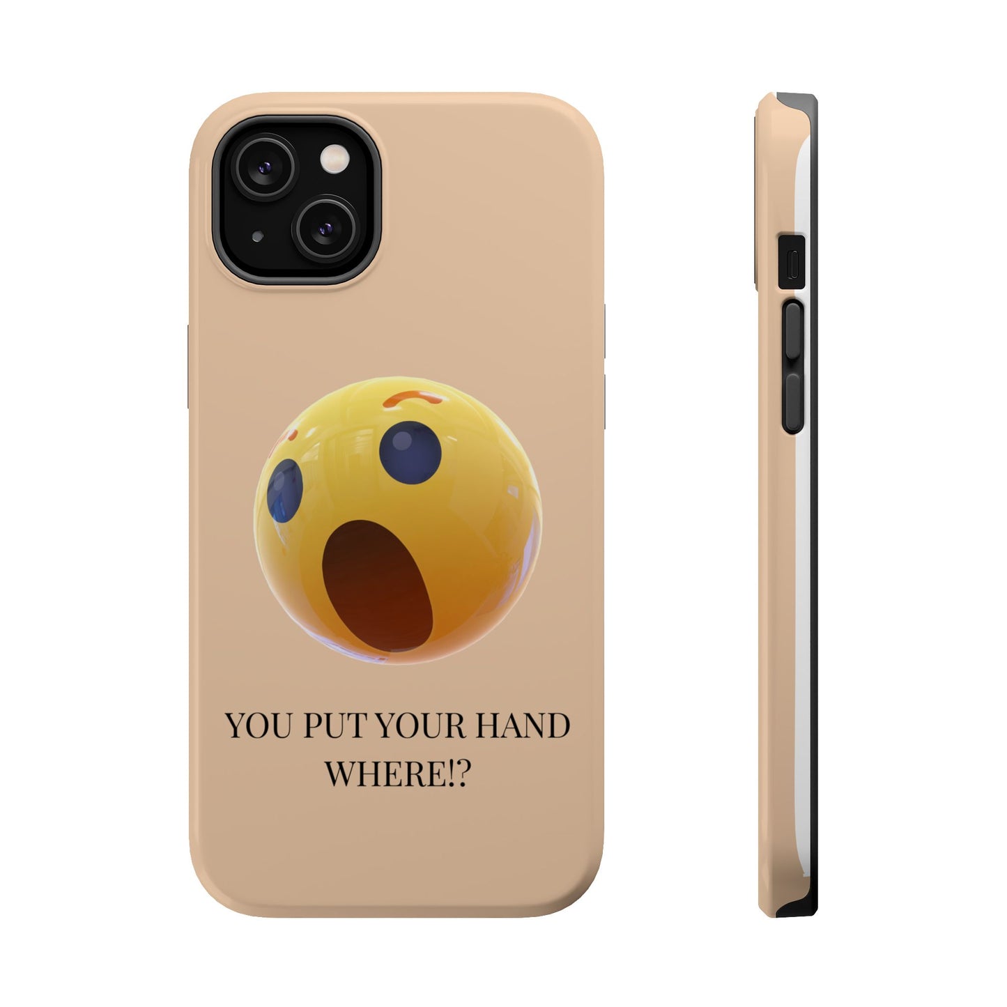 Funny Magnetic Phone Case - You Put Your Hand Where? - Cute Gift for Teens, Unique Tech Accessory, Birthday Humor, Quirky Phone Cases