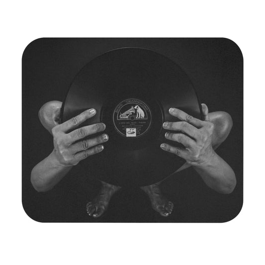 Vinyl Record Mouse Pad - Perfect for Music Lovers, Home Office Decor, Gift for DJs, Unique Workspace Accessory, Retro Style