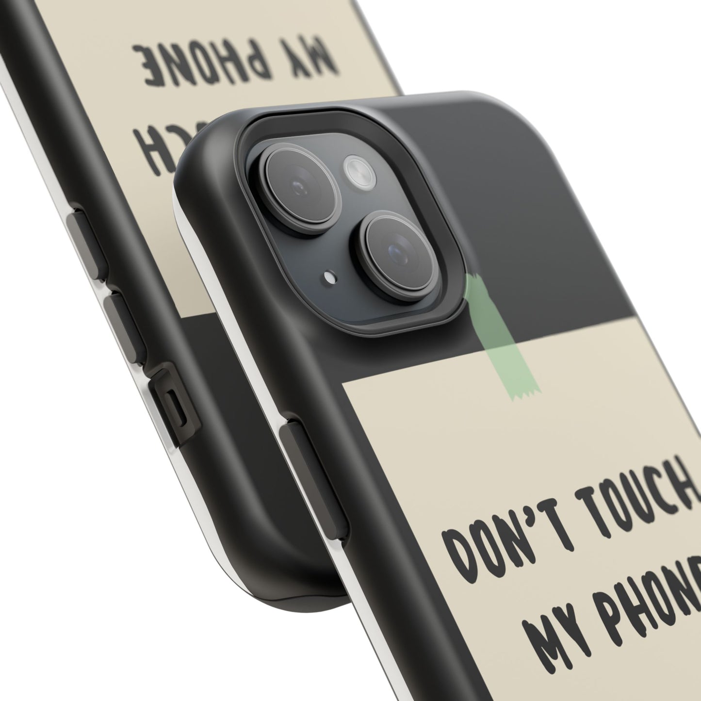 Funny Phone Case - Don't Touch My Phone Magnetic Tough Case