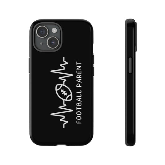 Football Parent Phone Case, Tough Phone Cover for Sports Moms, Unique Sports Gift, Customizable Football Accessory, Game Day Essential