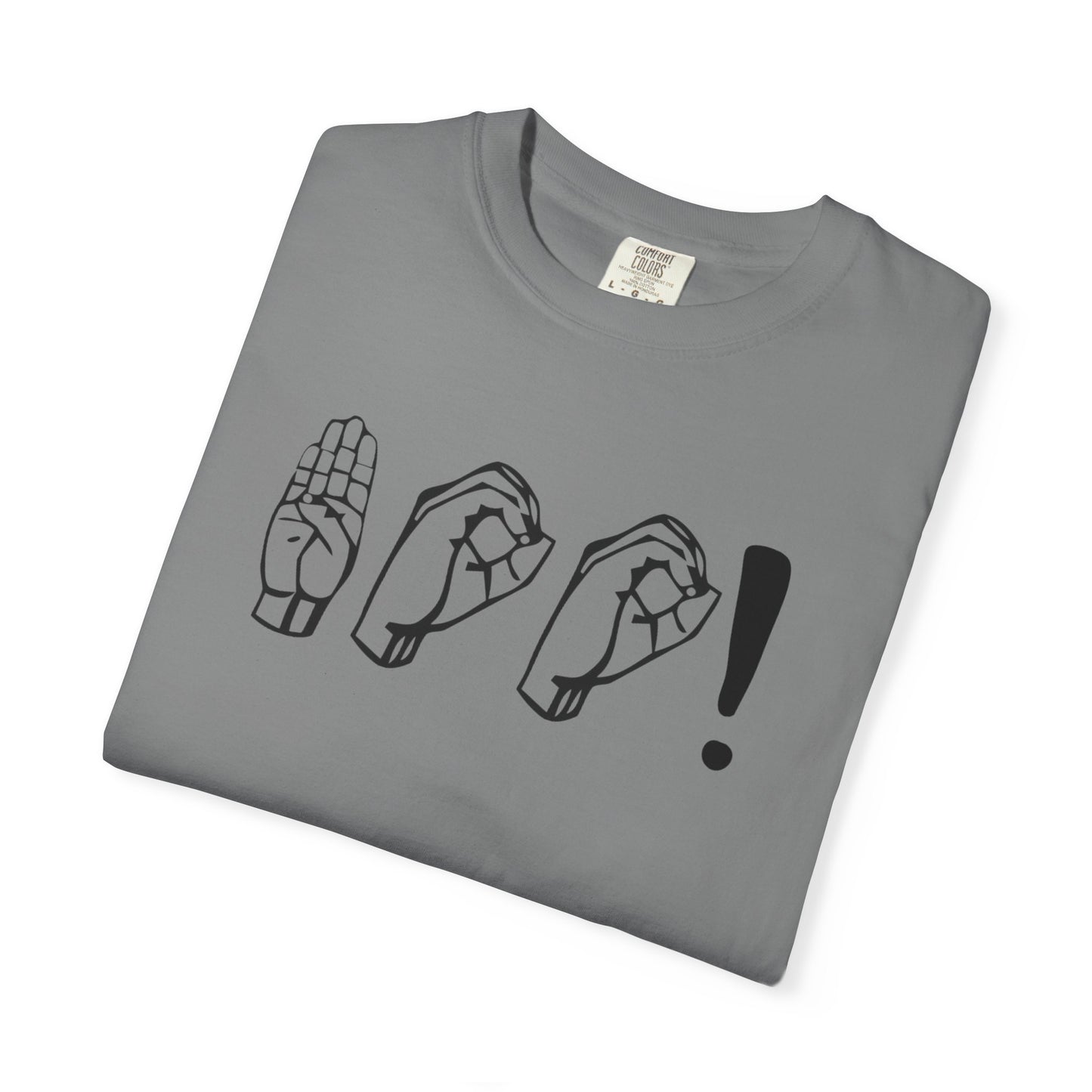 Boo! Unisex Hand Sign T-Shirt, Casual Wear, Gift for Friends, Birthday Gift, Cool Outfit, Fun Graphic Tee