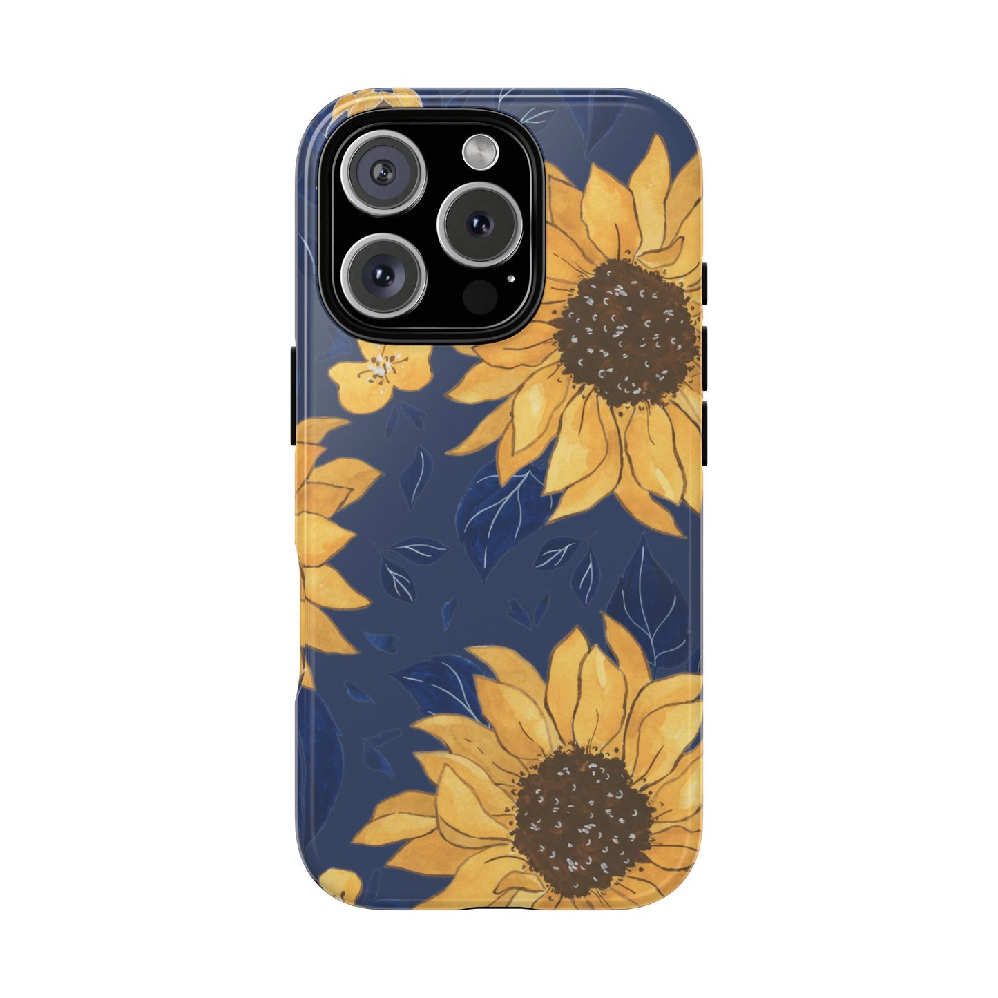 Vibrant Sunflower Phone Case, Floral Tough Cases, Gift for Flower Lovers, Spring Accessory, Birthday Present