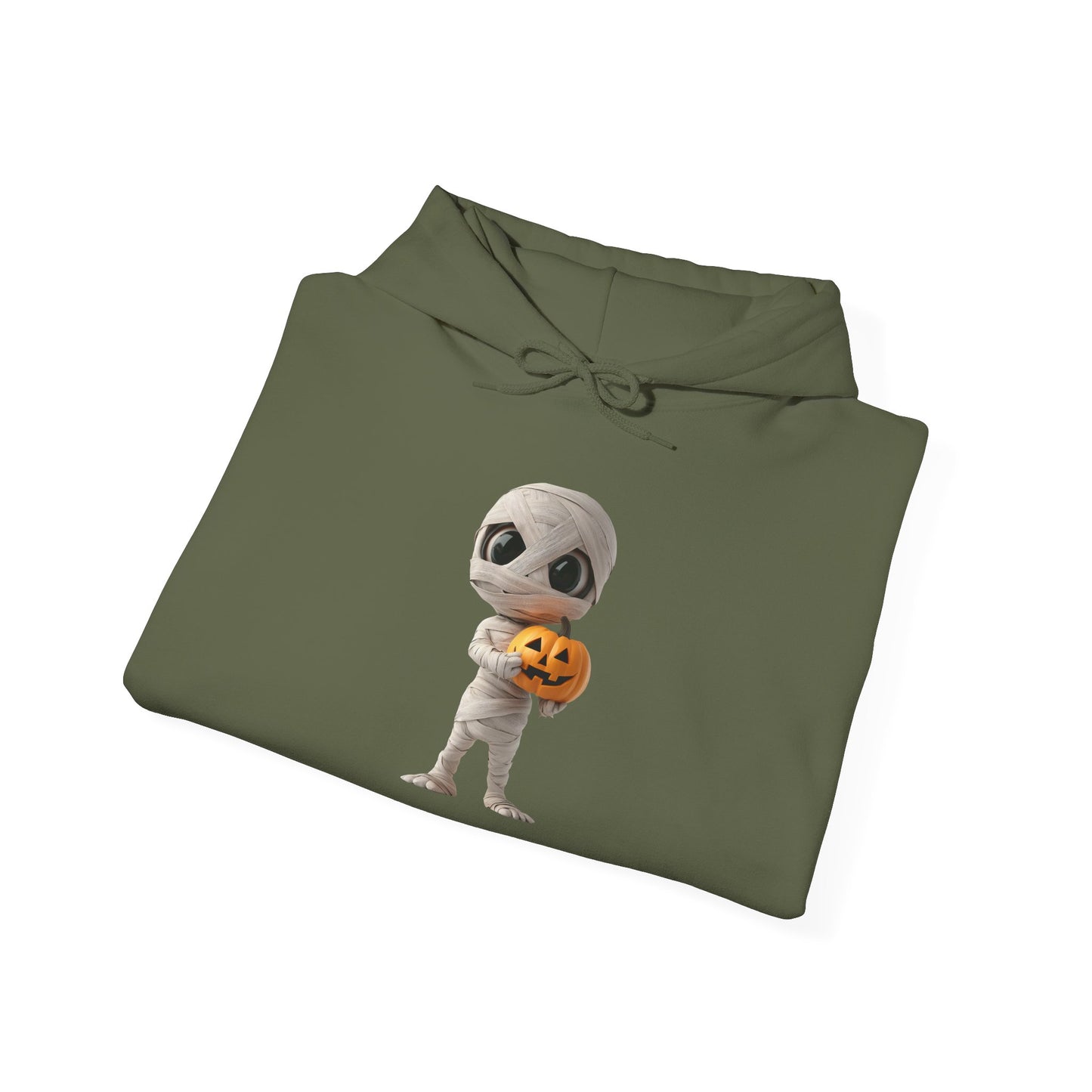 Halloween Mummy Pumpkin Sweatshirt | Unisex Cozy Hoodie for Fall Celebrations, Customizable Gift, Trick or Treat Wear, All-Season Comfort