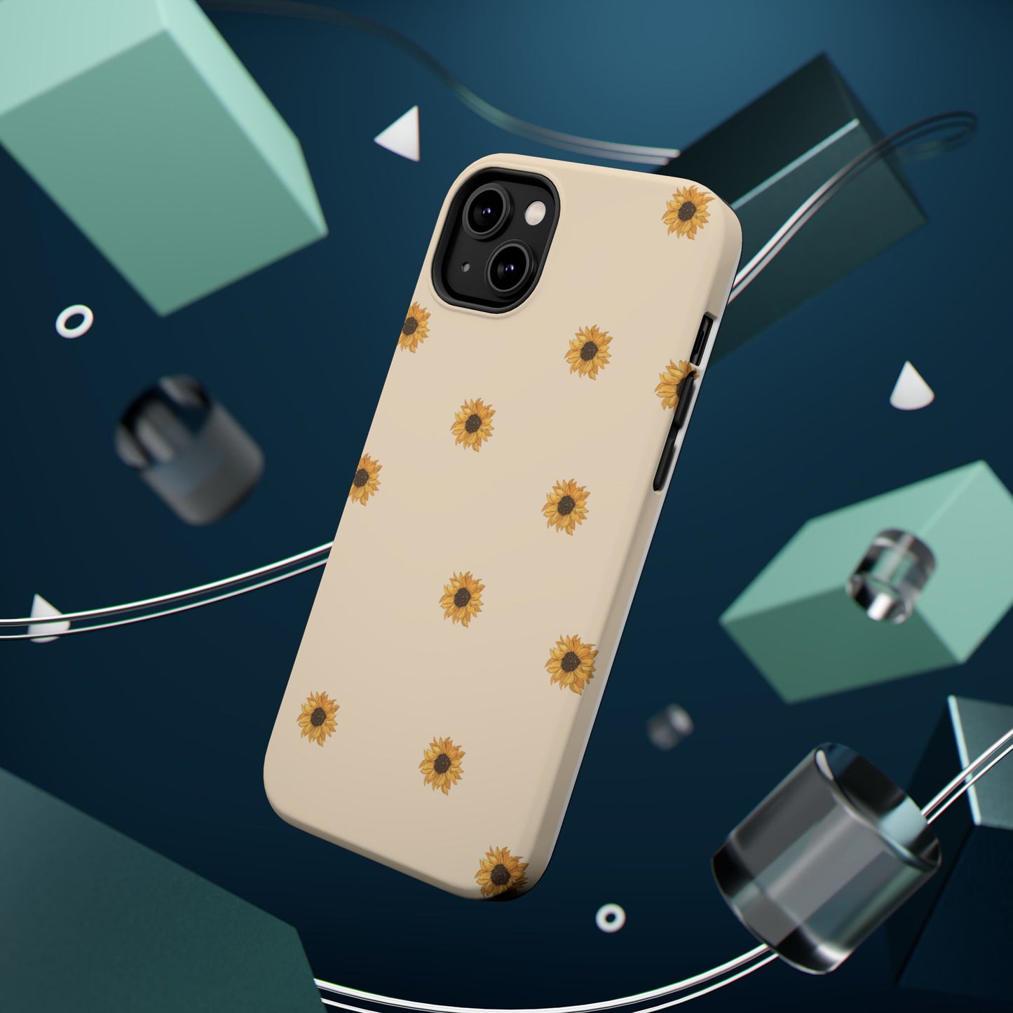 Sunflower Magnetic Tough Cases for Stylish Protection, Floral Phone Cases, Unique Gift for Her, Summer Vibes, Trendy Accessories,