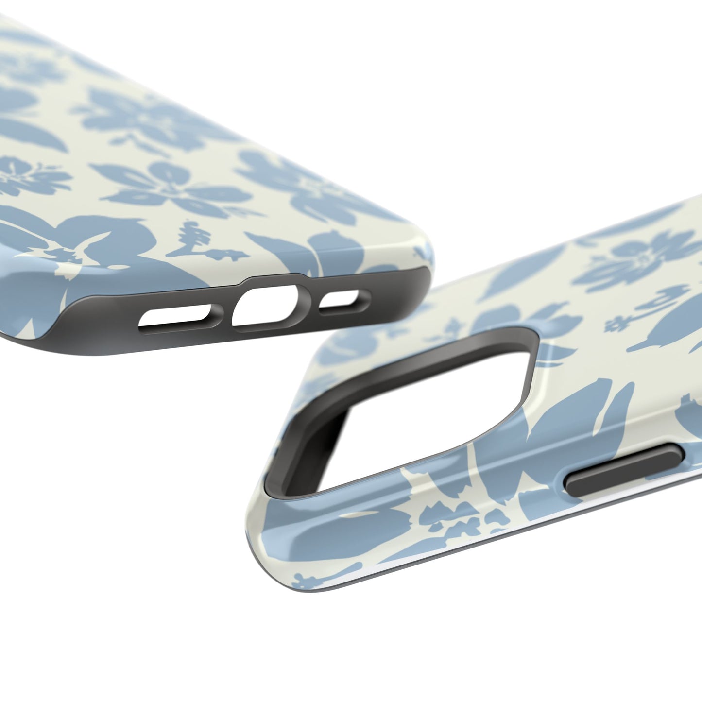 Floral Magnetic Tough Case - Stylish Protection for Your Phone