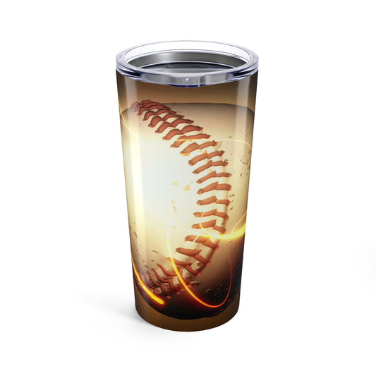 Baseball Tumbler 20oz - Perfect Gift for Sports Fans, Durable Travel Mug, Baseball Lover's Cup, Gift for Coaches, Baseball Party Favors