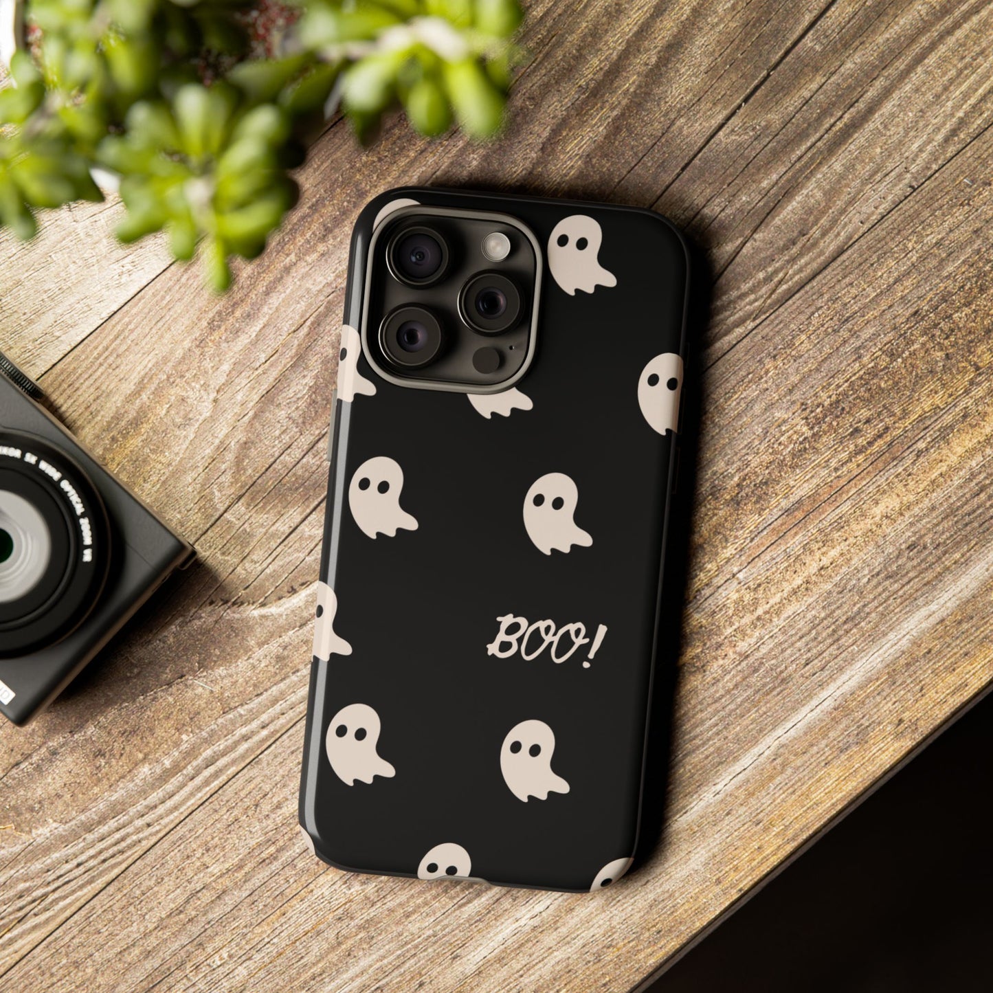 Ghost Pattern Phone Case - Halloween Accessory, Spooky Decor, Gift Idea, Cute Ghosts, Fun Case for All Ages