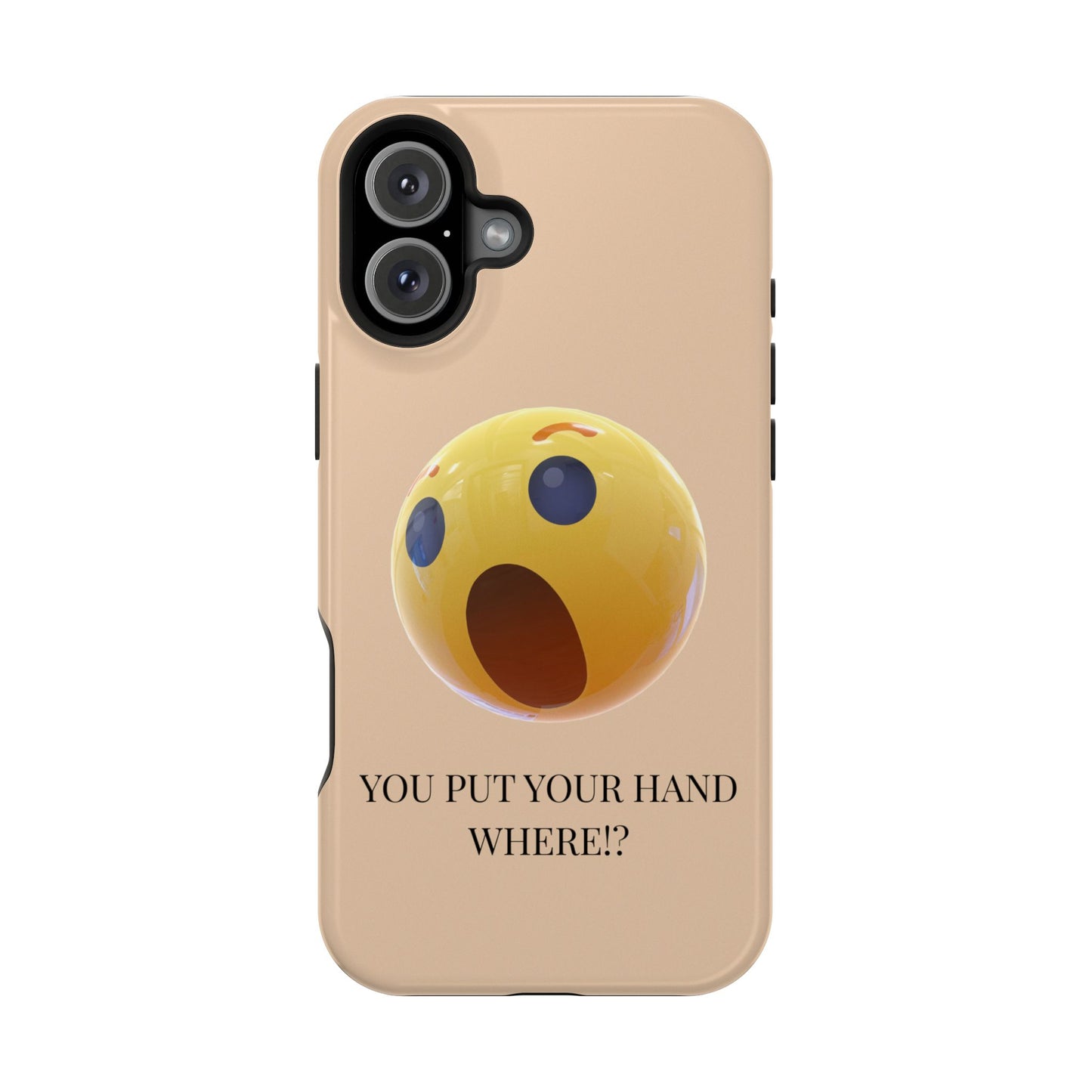 Funny Magnetic Phone Case - You Put Your Hand Where? - Cute Gift for Teens, Unique Tech Accessory, Birthday Humor, Quirky Phone Cases