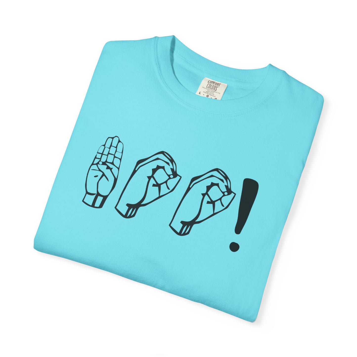 Boo! Unisex Hand Sign T-Shirt, Casual Wear, Gift for Friends, Birthday Gift, Cool Outfit, Fun Graphic Tee