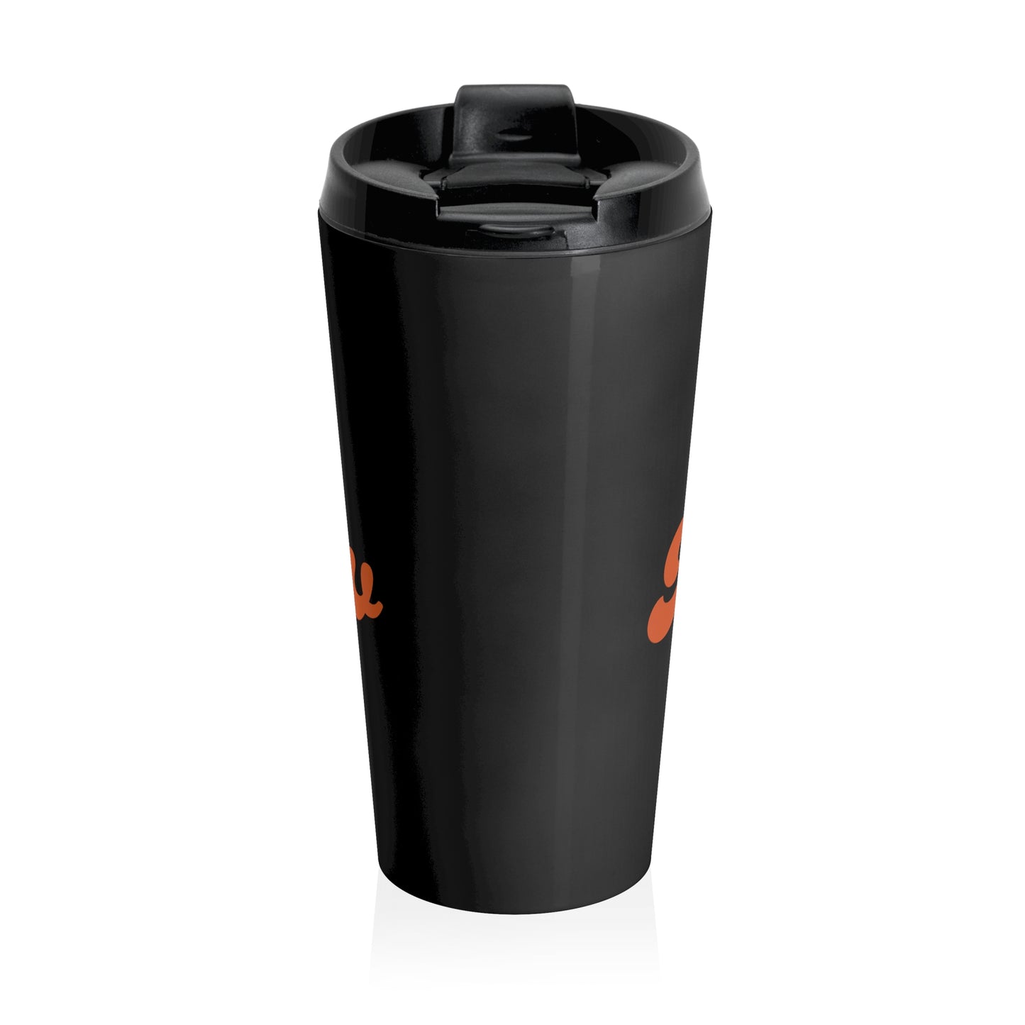 Halloween Cat Travel Mug, Stainless Steel Coffee Cup, Black Cat Pumpkin Tumbler, Autumn Drinkware, Cat Lover Gift, Spooky Season Accessory
